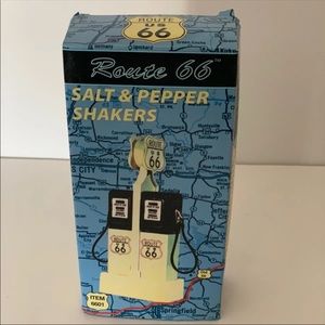 Route 66 Gas Pumps Salt & Pepper Shakers